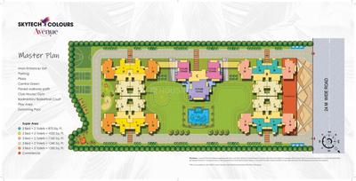 Project Image of 870.0 - 1350.0 Sq.ft 2 BHK Apartment for buy in Skytech Colours Avenue