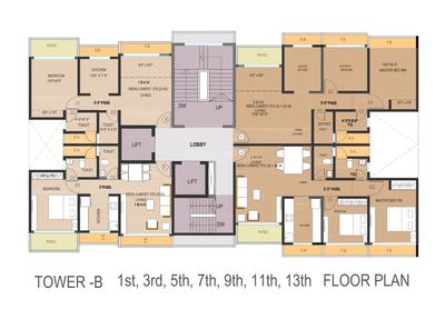 Project Image of 572.32 - 756.0 Sq.ft 2 BHK Apartment for buy in Nicon Infinity Phase 2