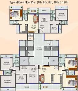 Project Image of 1150.0 - 1200.0 Sq.ft 2 BHK Apartment for buy in Manzil Pride