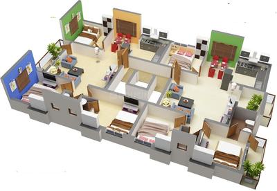 Project Image of 1206.0 - 1291.0 Sq.ft 3 BHK Apartment for buy in Si Homes Mayoora