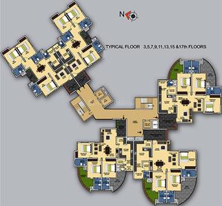 Project Image of 1851.0 - 2613.0 Sq.ft 3 BHK Apartment for buy in Jos Grand Aristo