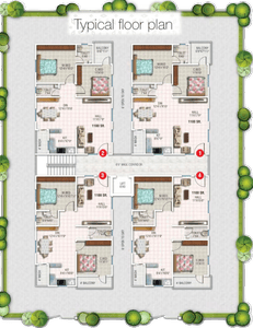 Project Image of 1100.0 - 1250.0 Sq.ft 2 BHK Apartment for buy in Sunyuga Blossoms