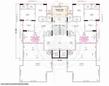 Project Image of 861.97 - 865.63 Sq.ft 3 BHK Apartment for buy in Captown Enver