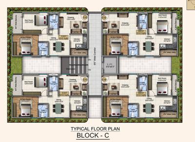 Project Image of 1010.0 - 1480.0 Sq.ft 2 BHK Apartment for buy in N Square Shoolin City