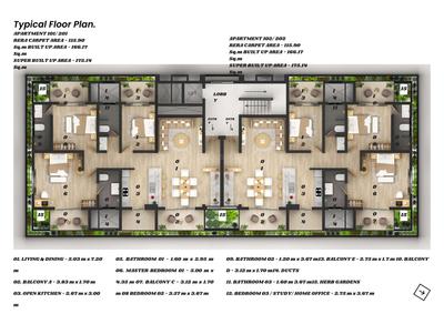 Project Image of 1883.68 - 2976.76 Sq.ft 3 BHK Apartment for buy in RM Reis Magos