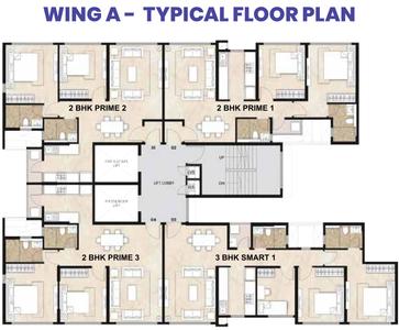 Project Image of 675.65 - 1078.22 Sq.ft 2 BHK Apartment for buy in Mahindra Alcove Wing A And C