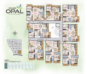 Project Image of 1360.0 - 1755.0 Sq.ft 3 BHK Apartment for buy in Devagiri Opal