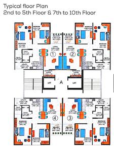 Project Image of 459.62 - 569.41 Sq.ft 2 BHK Apartment for buy in Green Yards Phase 1