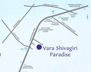 Vara Shivagiri Paradise Location Plan 1