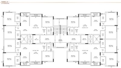 Project Image of 1020.96 - 1125.37 Sq.ft 3 BHK Apartment for buy in Shree Heights