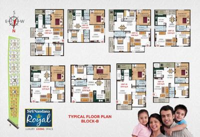Project Image of 1000.0 - 1500.0 Sq.ft 2 BHK Apartment for buy in Sri Royal