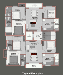 Project Image of 892.0 - 1297.0 Sq.ft 2 BHK Apartment for buy in MP Rue Radiale Ph 1