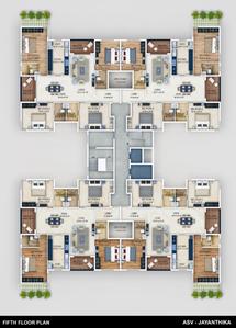 Project Image of 0.0 - 2679.0 Sq.ft 4 BHK Apartment for buy in ASV Jayanthika