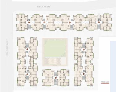 Project Image of 776.29 - 871.55 Sq.ft 3 BHK Apartment for buy in Pushkar Flora