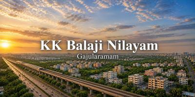 Project Image of 1209.97 - 1669.91 Sq.ft 2 BHK Apartment for buy in KK Balaji Nilayam