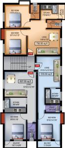 Project Image of 469.0 - 908.0 Sq.ft 1 BHK Apartment for buy in VGK Sumangali
