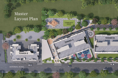 Project Image of 1088 Sq.ft 2 BHK Apartment / Flat for sale in Thergaon for Rs. 9680000