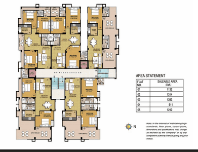Project Image of 694.0 - 2202.0 Sq.ft 1 BHK Apartment for buy in Mundeshwari Terrace Gardenia