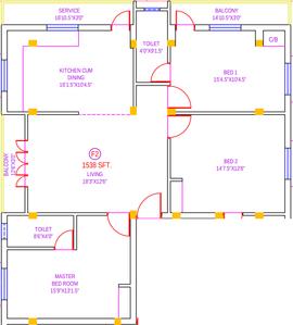 Project Image of 839.0 - 1703.0 Sq.ft 2 BHK Apartment for buy in Brownstone Shivalaya
