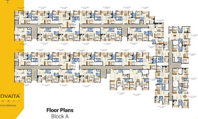 Project Image of 634.0 - 1395.0 Sq.ft 1 BHK Apartment for buy in Advaita Blossom Phase II