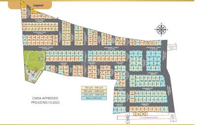 Project Image of 753.0 - 1845.0 Sq.ft Residential Plot Plot for buy in VGN Classique