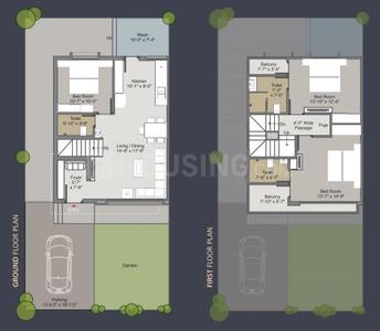 Project Image of 1200.0 - 1425.0 Sq.ft 3 BHK Villa for buy in Kamdhenu Woods