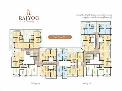 Project Image of 256.93 - 567.04 Sq.ft 1 RK Apartment for buy in Rajyog Gardens