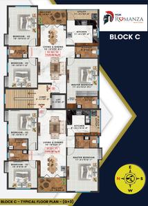 Project Image of 1440.0 - 1607.0 Sq.ft 3 BHK Apartment for buy in VGK Romanza