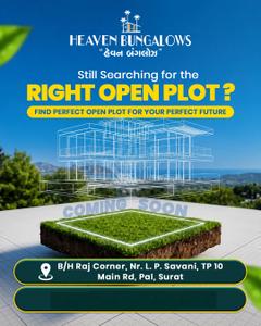 Project Image of 837.0 - 2673.0 Sq.ft Residential Plot Plot for buy in Heaven Bunglows