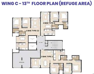 Project Image of 675.65 - 1078.22 Sq.ft 2 BHK Apartment for buy in Mahindra Alcove Wing A And C