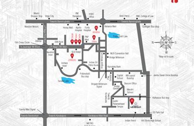 Project Image of 451.0 - 1719.0 Sq.ft 1 BHK Apartment for buy in Mahaveer Meridian