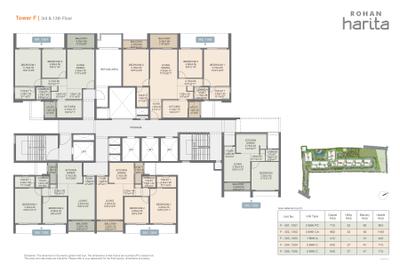 Project Image of 714.0 - 1740.0 Sq.ft 2 BHK Apartment for buy in Rohan Harita Phase 1