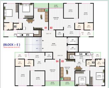 Project Image of 585.99 - 609.34 Sq.ft 2 BHK Apartment for buy in LG NB Sky