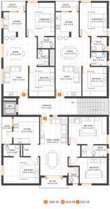 Project Image of 1033.0 - 1386.0 Sq.ft 2 BHK Apartment for buy in GoldFish By The Lake