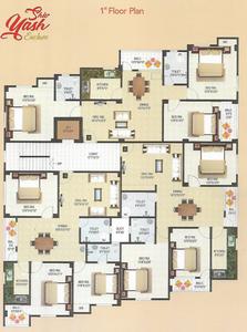 Project Image of 0.0 - 975.0 Sq.ft 3 BHK Apartment for buy in Yash Raj Shiv Yash Enclave