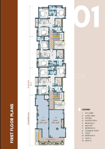 Project Image of 1121 Sq.ft 3 BHK Apartment / Flat for sale in Madhyamgram for Rs. 7100000