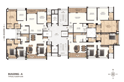 Project Image of 678.77 - 1019.88 Sq.ft 2 BHK Apartment for buy in Anandtara Iris Residences Phase III
