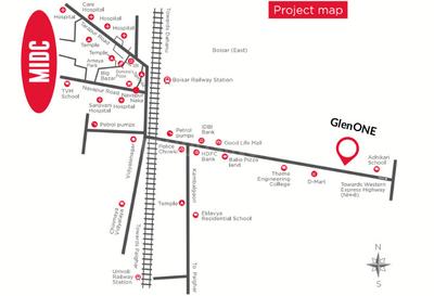 Project Image of 265.0 - 1255.0 Sq.ft 1 RK Apartment for buy in Glenteck Glenone