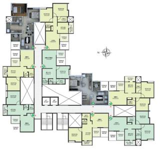 Project Image of 574.9 - 671.56 Sq.ft 2 BHK Apartment for buy in F5 Green County