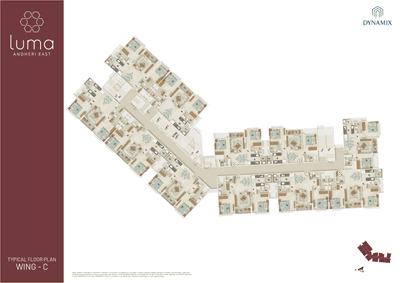 Project Image of 0.0 - 578.57 Sq.ft 2 BHK Apartment for buy in Dynamix Luma Tower C
