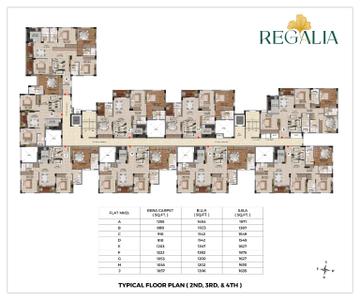 Project Image of 1387.0 - 1971.0 Sq.ft 3 BHK Apartment for buy in Regalia
