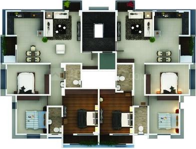 Project Image of 776.0 - 812.0 Sq.ft 3 BHK Apartment for buy in Karwa Shree Krishna Residency