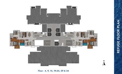 Project Image of 1062.0 - 2224.0 Sq.ft 3 BHK Apartment for buy in Gera s Avive Towers East Kharadi