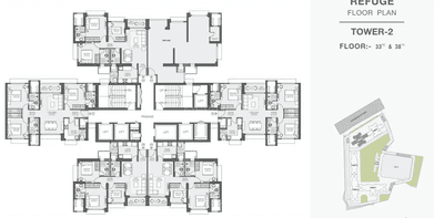 Project Image of 1100 Sq.ft 2 BHK Apartment / Flat for sale in Thane West for Rs. 13800000
