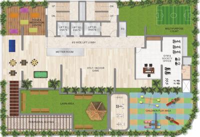 Project Image of 0.0 - 770.0 Sq.ft 2 BHK Apartment for buy in Satyam Alliaance Icon