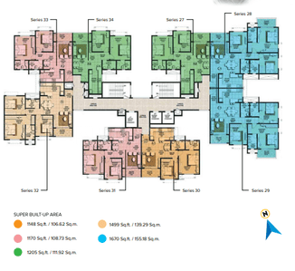 Project Image of 719.0 - 2437.0 Sq.ft 1 BHK Apartment for buy in Brigade Buena Vista