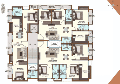 Project Image of 1279.0 - 2113.0 Sq.ft 2 BHK Apartment for buy in Chellappas Abhimanyu Garden Sunrise