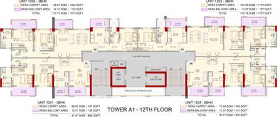 Project Image of 743.89 - 1973.02 Sq.ft 2 BHK Apartment for buy in Adani Atelier Greens