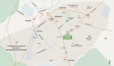 Project Image of 380.0 - 764.0 Sq.ft 1 BHK Apartment for buy in Provident Palm Vista