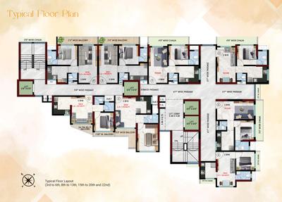 Project Image of 259.0 - 382.0 Sq.ft 1 BHK Apartment for buy in Kams Krystel